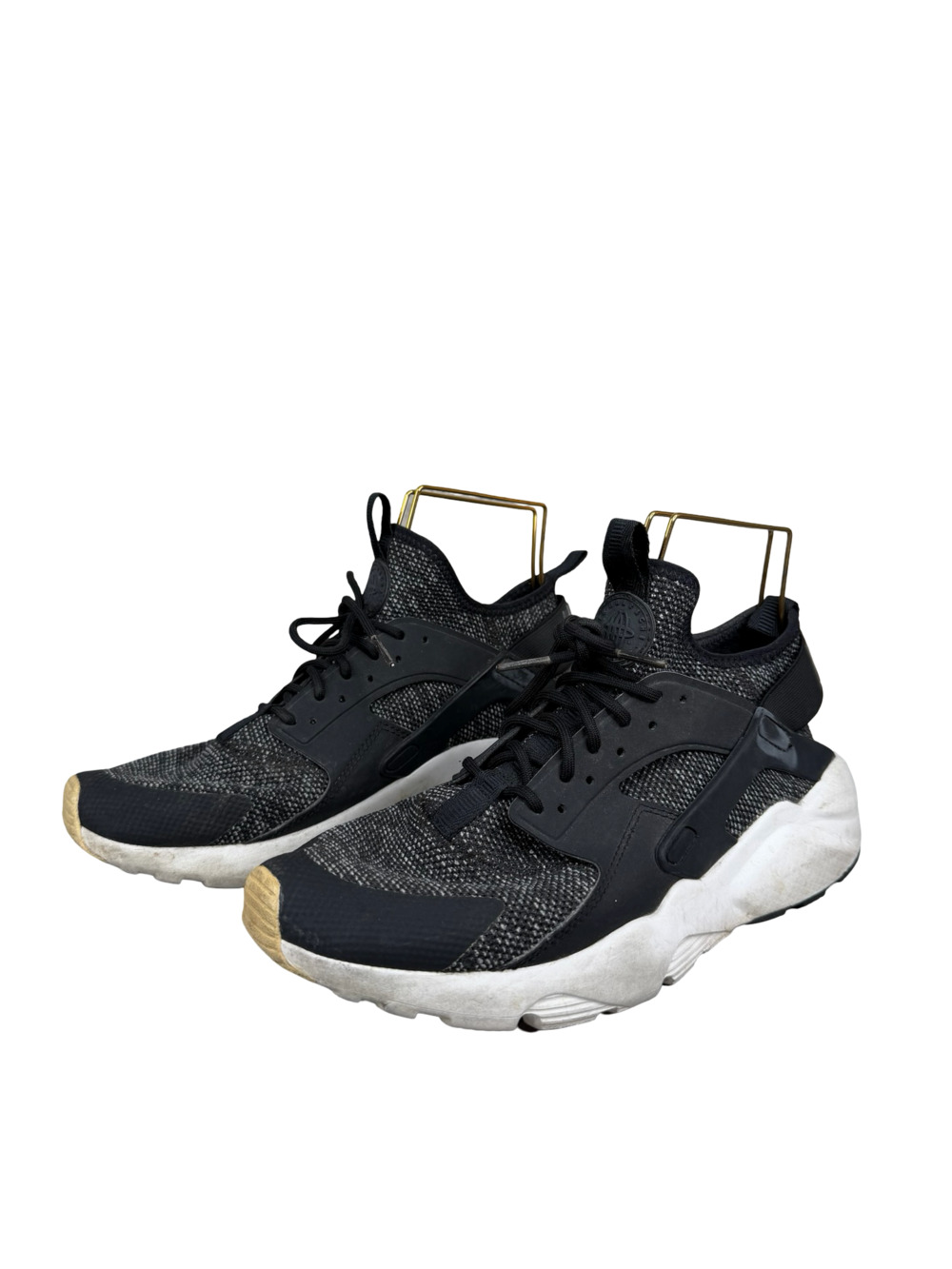 Nike Air Huarache Run Ultra Breathe 'Black Summit White' Running Sneakers 8.5